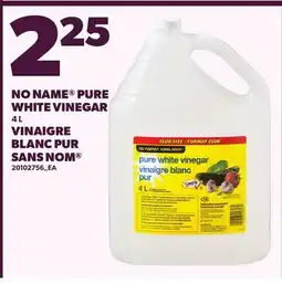 Independent City Market NO NAME PURE WHITE VINEGAR offer
