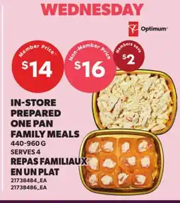 Independent City Market IN-STORE PREPARED ONE PAN FAMILY MEALS, 440-960 G, SERVES 4 offer