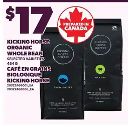 Independent City Market KICKING HORSE ORGANIC WHOLE BEAN offer