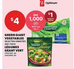 Independent City Market GREEN GIANT VEGETABLES offer