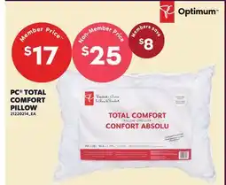 Loblaws PC TOTAL COMFORT PILLOW offer