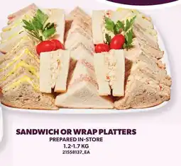 Loblaws SANDWICH OR WRAP PLATTERS offer