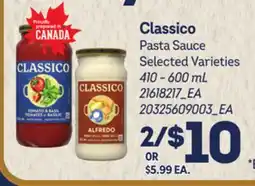 Loblaws CLASSICO PASTA SAUCE offer