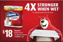 Loblaws CHARMIN BATH TISSUE, 12-48 ROLL offer