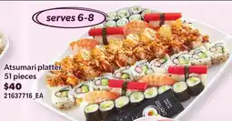 Loblaws ATSUMARI PLATTER, 51 PIECES offer