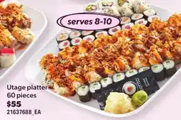 Loblaws UTAGE PLATTER, 60 PIECES offer