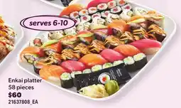 Loblaws ENKAI PLATTER, 58 PIECES offer