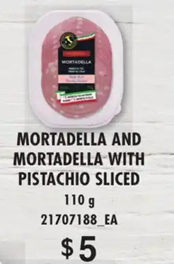 Loblaws MORTADELLA AND MORTADELLA WITH PISTACHIO SLICED offer