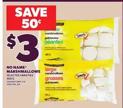 Loblaws NO NAME MARSHMALLOW offer