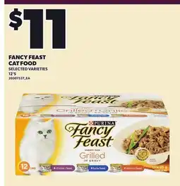 Loblaws FANCY FEAST CAT FOOD, 12'S offer