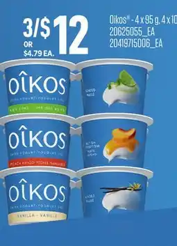 Loblaws OIKOS , 4 - 95 G, 4 X 100 G offer
