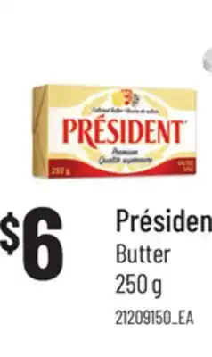 Loblaws PRÉSIDENT BUTTER offer