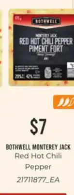 Loblaws BOTHWELL MONTEREY JACK RED HOT CHILI PEPPER offer