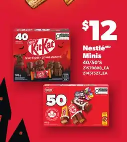 Loblaws Nestlé MD Minis, 40/50'S offer