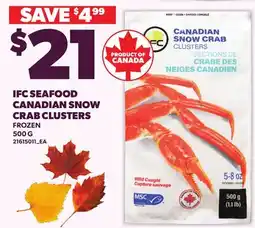 Loblaws IFC SEAFOOD CANADIAN SNOW CRAB CLUSTERS offer
