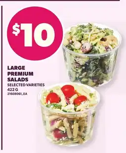 Loblaws LARGE PREMIUM SALADS offer