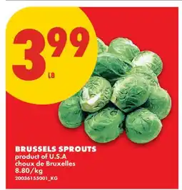 No Frills BRUSSELS SPROUTS offer