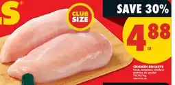 No Frills CHICKEN BREASTS offer