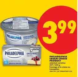 No Frills PHILADELPHIA CREAM CHEESE PRODUCT, 227/250 G offer
