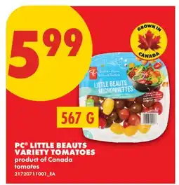 No Frills PC LITTLE BEAUTS VARIETY TOMATOES offer