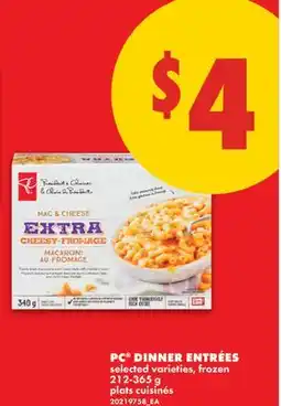 No Frills PC DINNER ENTRÉES offer