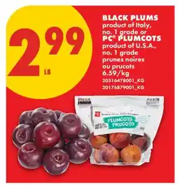 No Frills BLACK PLUMS OR PC PLUMCOTS offer