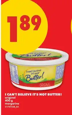 No Frills I CAN'T BELIEVE IT'S NOT BUTTER! offer