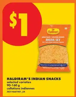No Frills HALDIRAM'S INDIAN SNACKS offer