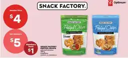 No Frills SNACK FACTORY PRETZEL CRUNCH offer