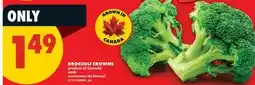 No Frills BROCCOLI CROWNS offer