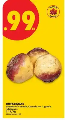 No Frills RUTABAGAS offer