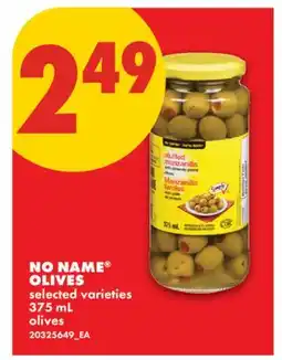 No Frills NO NAME OLIVES offer