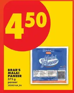 No Frills BRAR'S MALAI PANEER offer