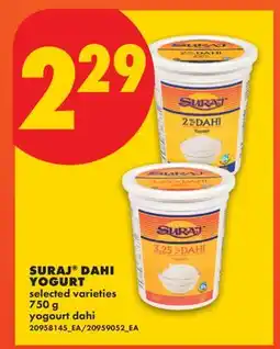 No Frills SURAJ DAHI YOGURT offer