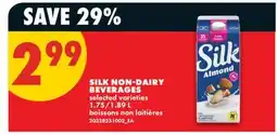 No Frills SILK NON-DAIRY BEVERAGES, 1.75/1 offer