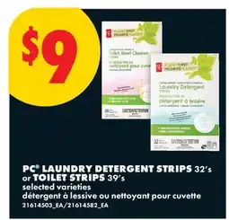No Frills PC LAUNDRY DETERGENT STRIPS, 32'S OR TOILET STRIPS, 39'S offer