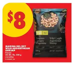 No Frills MARINA DEL REY WILD ARGENTINIAN SHRIMP, 20-40 /LB offer
