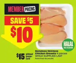 FreshCo Boneless Skinless Chicken Breasts 4 pieces offer