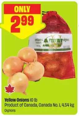 FreshCo Yellow Onions 10 lb Product of Canada, Canada No. 1 offer