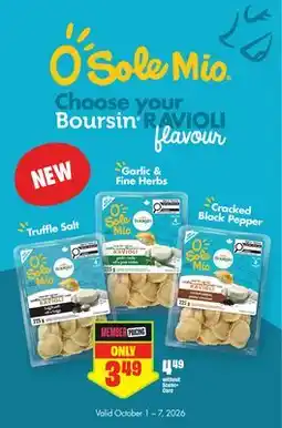 FreshCo Choose your Boursin RAVIOLI flavour offer