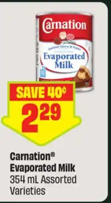 FreshCo Carnation Evaporated Milk 354 mL Assorted Varieties offer