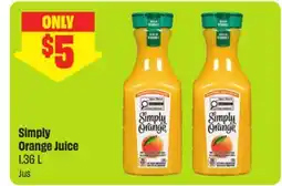 FreshCo Simply Orange Juice offer