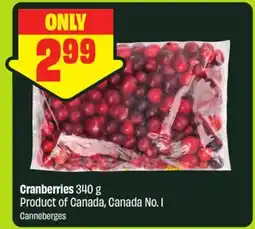 FreshCo Cranberries 340 g Product of Canada, Canada No. I offer