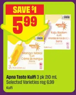 FreshCo Apna Taste Kulfi 3 pk 210 mL Selected Varieties offer
