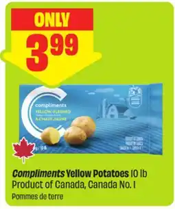 FreshCo Compliments Yellow Potatoes 10 lb Product of Canada, Canada No. 1 offer