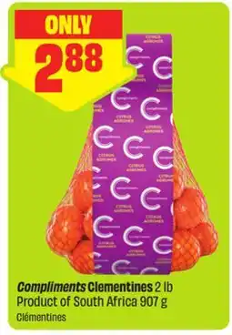 FreshCo Compliments Clementines 2 lb Product of South Africa offer