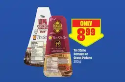 FreshCo Tre Stelle Romano or Grana Padano offer