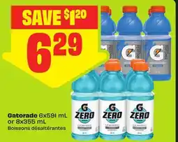 FreshCo Gatorade 6x591 mL or 8x355 mL offer