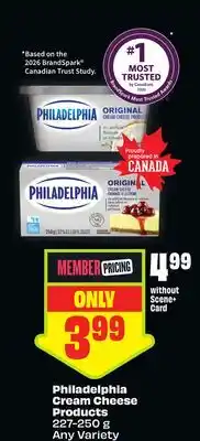 FreshCo Philadelphia Cream Cheese Product 227-250 g Any Variety offer