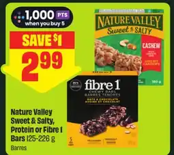 FreshCo Nature Valley Sweet & Salty, Protein or Fibre 1 Bars offer